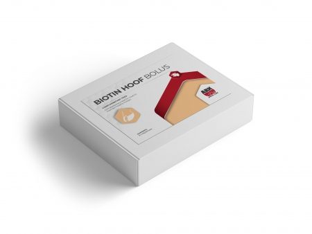 Biotin hoof bolus pack shot box